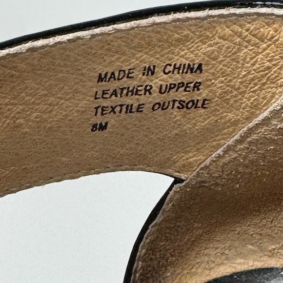 Michael Kors Berkley T-Strap Platform Dress Sandal Paten Black Size 8 - Picture 8 of 11